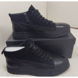 Snover AL6-13 Men's Black Leather Ankle Boots Premium Dress Footwear